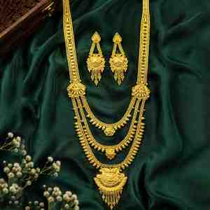 Collares Largos Rani Haar Chapados en Oro de 14K, 18K y 24K al por Mayor, Diseño Turco Tradicional, Joyería de Latón Relleno de Oro, Oro Joyería - Product Image 1