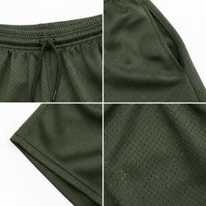 Shorts de sport pour hommes, en mesh respirant, séchage rapide, légers, athlétiques, logo personnalisé, OEM, vente en gros - Product Image 5