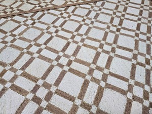 Tapis et moquette en jute naturelle pour la décoration de votre bureau à domicile et de votre hall d'hôtel, disponibles en taille et design personnalisés - Product Image 3