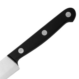Cuchillos de Cocina Negros con Triple Remache y Hoja Plateada Puntiaguda para Cortar Vegetales, Rebanar y Preparar Alimentos - Product Image 6