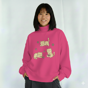 Sweat-shirt à col montant pour femme, manches longues, OEM ODM, vêtements décontractés modernes de haute qualité - Product Image 1