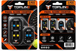 Contador de Puntos para Pádel TOPLINE, Juego de 3 Piezas, Marcador de Puntos, Portátil, de Plástico, Accesorio Deportivo - Product Image 6