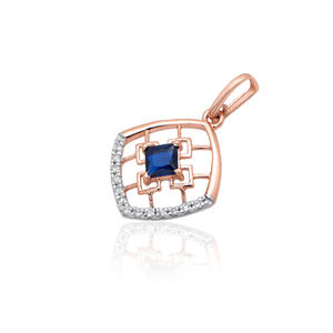 Pendentif solitaire en diamant naturel 0,09 carat, couleur H-I, taille brillant rond, clarté VS-SI, bijoux extraits de la terre, collier pour femme - Product Image 3