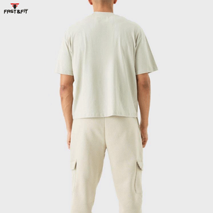 Camiseta de Alta Calidad 100% Algodón Tejido, Ecológica y Transpirable para Hombre, con Logotipo Personalizado Impreso en Impresión Digital, Corte Holgado - Product Image 2