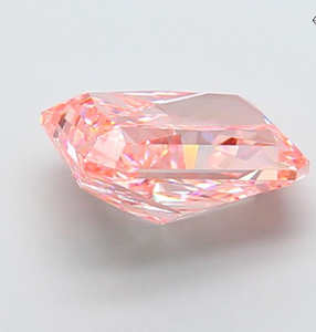 Diamante Cultivado en Laboratorio con Certificación IGI, Corte Radiante de 5.03 CT, Color Rosa Intenso, Claridad VVS2, CVD ROYAL GEMS para Joyería - Product Image 3