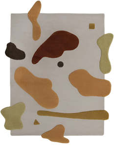 Alfombra Kashan Turquesa Tejida a Mano con Gancho, Lana/Seda, Pelo en Bucle, Base de Látex, Ecológica, Geométrica, Persa, 8x10, 1 Pieza - Product Image 1