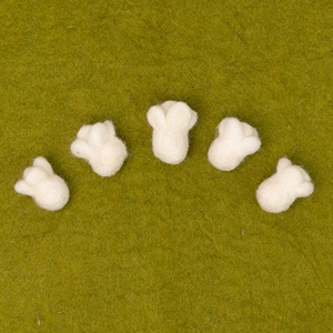 Wool Felt Popcorn <b>Ornament</b> Handmade Pretend Play Food Toy Kids <b>Kitchen</b> Decor Popcorn Garland Wholesale Bulk - Product Image 2
