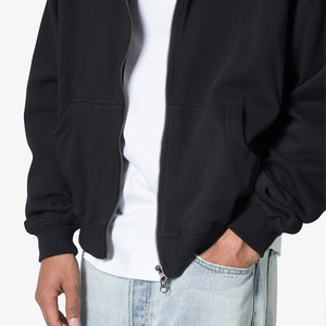 OEM New Arrival Pullover Manufacturer Designer Custom High Quality Cotton Adjustable Vintage Distressed Men Zipper Hoodies 2026 - Product Image 5