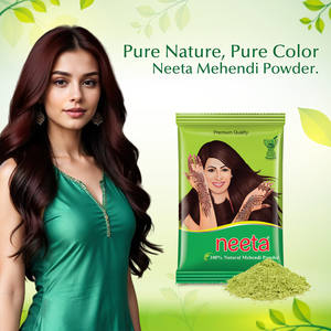 Neeta Premium Quality 100% Natural Fast Dry Mehendi Poudre 500g Brun Pur Henné - Product Image 6