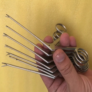 Ensemble d'instruments de tympanoplastie, instruments chirurgicaux, micro-pinces auriculaires, acier inoxydable massif, certifié CE ISO, durée de conservation de 3 ans - Product Image 1