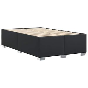 Cadre de lit rembourré en similicuir noir 137 x 74,8 cm sans matelas - Product Image 6