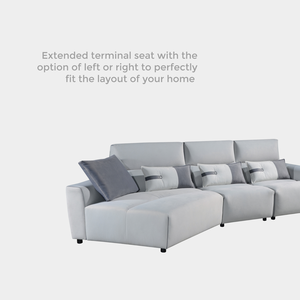 Sofá Seccional Reclinable Goodnite, Duradero, de 1-3 Plazas, Tapizado en Tela con Espuma de Alta Densidad, Diseño Minimalista y Cómodo, ML9002 - Product Image 2