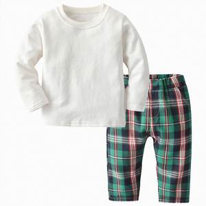 Conjunto de 5 Prendas Esenciales para Bebé Unisex, Ropa de Algodón, Conjunto de Regalo Informal de 2 Piezas, Ropa Suave para el Hogar, Otoño - Product Image 4