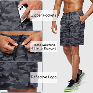 กางเกงขาสั้นลำลองสำหรับผู้ชาย รุ่นระบายอากาศได้ดี ปี 2026 ผลิตจากโพลีเอสเตอร์/ผ้าฝ้าย เอวกลาง ซิปหน้า มีกระเป๋า น้ำหนักเบา เหมาะสำหรับออกกำลังกาย - Product Image 5