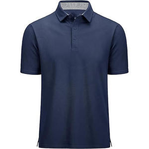 T-shirt tactique d'entraînement à manches courtes pour homme, polo, séchage rapide, couleur unie, respirant, envoyé par Dress Sports - Product Image 1