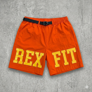 REXFIT SPORTS Pantalones Cortos Deportivos para Hombre, con Logotipo Personalizado, Casuales, de Algodón, para Entrenamiento de Verano, de Secado Rápido, para Gimnasio - Product Image 5