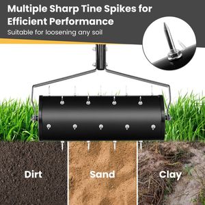 Aeratore Manuale per Prato da 18/21 Pollici con Manico Staccabile per la Cura del Prato - Product Image 6