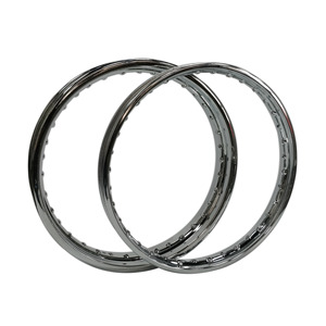 Hochwertige PROWEL ISO9001 Zertifizierte WM 1,60x17 Zoll Chrom-Stahlfelge für CG 125 Neue Motorrad-Ersatzfelge - Product Image 3