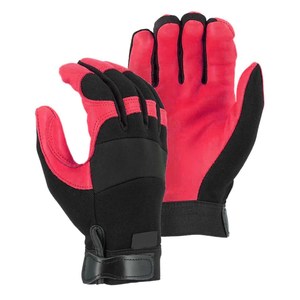 Guantes de Trabajo de Alta Resistencia con Palma de Cuero Sintético y Dorso Flexible de Spandex, Guantes de Seguridad de Uso General de Primera Calidad en EE. UU. - Product Image 5