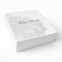Boîtes cadeaux rigides pliables sur mesure de style livre |   Finitions Premium |   Échantillonnage sur 3 jours |   Usine OEM/ODM