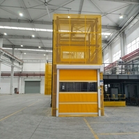 Hydraulischer Warenlift Günstiger Kleiner Fracht-Aufzug 500 kg 800kg 1t Fracht-Zwischengeschoss-Lift Aufzug