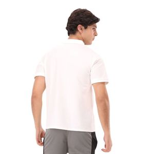 เสื้อโปโลแขนสั้นสีขาวสำหรับผู้ชาย ยี่ห้อ Legends ผ้าคอตตอนปิเก้ สไตล์ลำลอง รับผลิตเสื้อผ้าตามสั่ง ขายส่ง - Product Image 6