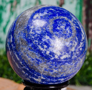 Sphères de pierres précieuses Lapis Lazuli en gros, 100% naturelles, écologiques, décoration pour la maison et le bureau, poids personnalisable, toutes tailles - Product Image 2