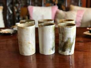 Auténtica Jarra de Vidrio Estilo Vikingo para Cerveza, Sidra, Cerveza Alemana y Refrescos, Jarra Artesanal Única para Festivales, Campamentos y Celebraciones - Product Image 2