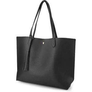 Bolso de mano elegante de piel sintética para mujer con un estilo distintivo y moderno para el día a día, ideal para el trabajo y las compras. - Product Image 1