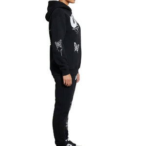 Chándal de Invierno de Forro Polar con Estampado Personalizado de Moda, 100% Algodón, Transpirable, Elegante, Cómodo, Ropa Casual de Calle Unisex - Product Image 6
