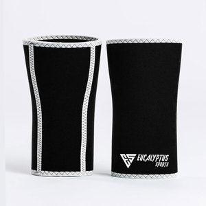 Logo personnalisé 7mm Compression Néoprène Rigide Genouillères Sport Genouillères pour Haltérophilie & Squats Exercice - Product Image 3
