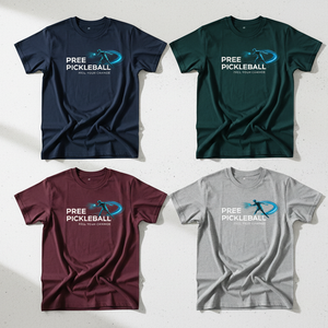 Camiseta Deportiva de Verano Unisex Personalizada para Pickleball, Corte Holgado, Cuello Redondo, Estilo Casual para Cancha, Mezcla de Algodón - Product Image 2