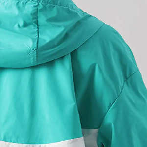 Unisex Colorblock Lightweight Windbreaker Jacket Outdoor <b>Waterproof</b> Hooded Sports <b>Coat</b> for Wholesale Customization - Product Image 3