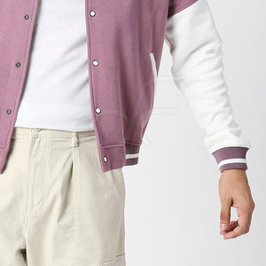 Chaqueta Varsity Elegante, Combinación de Estilo Universitario Moderno, Prenda Cálida y Cómoda para Combinar en Capas, Esencial para un Look Urbano - Product Image 4