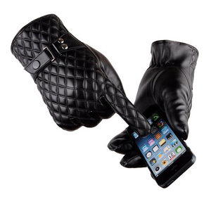 Durable Winter Thermal Breathable Eco-Friendly <b>Touch</b> <b>Screen</b> Casual Outdoor Leather Sheepskin <b>Gloves</b> for Men and Women - Product Image 4