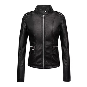 Veste en cuir pour femmes et filles, design OEM unique, logo personnalisé, vente chaude, veste en cuir véritable pour femmes - Product Image 5