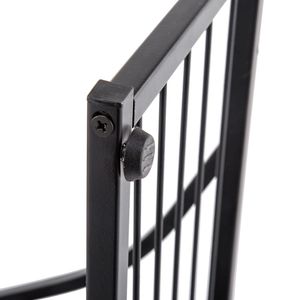 Tavolino da Caffè in Ferro con Motivo a Foglie 54*30.5*21CM, Comodino Elegante Marrone - Product Image 6