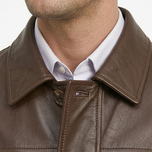 wholesale mens PU <b>leather</b> <b>blazer</b> <b>jacket</b> Custom Men's Genuine <b>Leather</b> <b>Blazer</b> High Quality Men's <b>Leather</b> Sport Coat - Product Image 4
