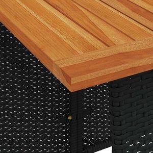 Juego de Comedor para Jardín en Color Blanco Crema y Negro - Product Image 6