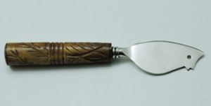 Cuchillos de cocina de diseño elegante con mango de resina y acero inoxidable, cuchillo para queso y cuchillo para mantequilla de acero inoxidable a precio de fábrica al por mayor. - Product Image 3