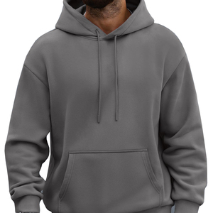 Sweat-shirt à capuche décontracté pour homme en molleton premium, coupe classique, en coton épais, avec poches, pour l'hiver, marque personnalisée, OEM, ODM, vente en gros de vêtements - Product Image 5