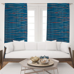 Cortina Boho con Estampado a Mano, Decoración de Ventana de Algodón, Cortinas Hechas a Mano en India, Panel Sostenible para Decoración del Hogar, Venta al Por Mayor para Exportación - Product Image 2