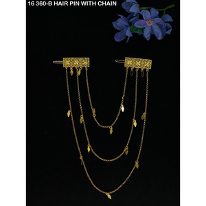 Beautiful New Vintage Hairpins Rhinestones Fashion Latest Trendy Gold Plated <b>Copper</b> Head Jewelry Dubai Arabic Hair Pin for Women - Product Image 1