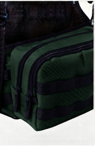 Chaleco Táctico de Caza Verde, Tela Oxford, Sistema MOLLE, Correas de Hombro Ajustables, Uso Universal al Aire Libre - Product Image 6