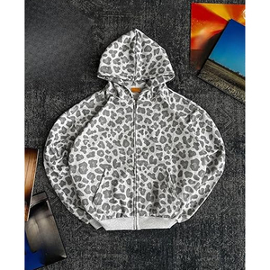 Streetwear Camouflage 100% Cotton Fleece Hoodie Sweatshirt Pullover Unisex Custom Logo Garment Dyed Wholesale - Product Image 2
