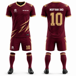 Fabricante de Uniformes de Fútbol Personalizados, Conjunto de Camiseta y Pantalones Cortos de Fútbol, OEM ODM, Uniforme de Equipo, Ropa Deportiva Personalizada al por Mayor - Product Image 1