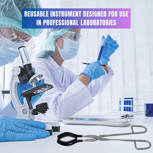 Pince de laboratoire FENTEX en acier inoxydable à joint riveté, OEM, résistante à la chaleur, réglable, résistante à la corrosion, caractéristiques améliorées - Product Image 6
