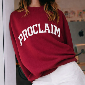 Women Long Autumn/Winter Oversized Mockneck Pullover Sweatshirt Comfortable Loose Front Logo Casual <b>Top</b> - Product Image 5