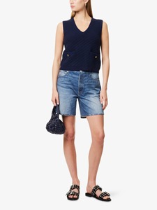 Shorts en jean pour femmes de haute qualité, mode été, streetwear, fournisseur professionnel, vente en gros - Product Image 2