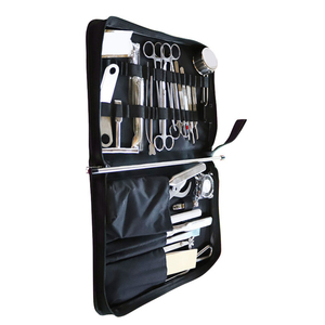 Kit d'instruments chirurgicaux manuels en acier inoxydable pour interventions chirurgicales mineures, comprenant pinces et ciseaux, haute qualité, usage hospitalier, prix abordable - Product Image 2
